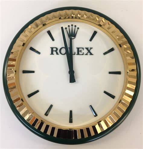 wall clocks rolex|Rolex wall clock in uk.